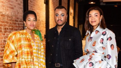 Sherri McMullen & Tamu McPherson host Christopher John Rogers Welcome Dinner 2019