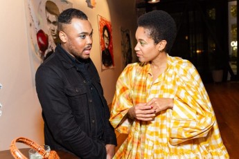 Sherri McMullen & Tamu McPherson host Christopher John Rogers Welcome Dinner