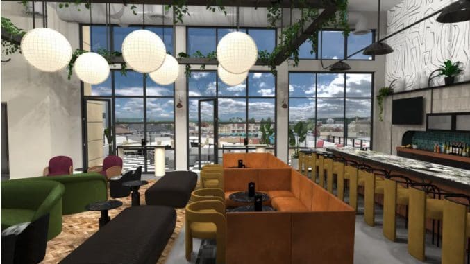 A New Rooftop Hotel Bar Called High 5ive Slaps Into Oakland This Spring