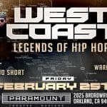 WEST COAST LEGENDS OF HIP HOP