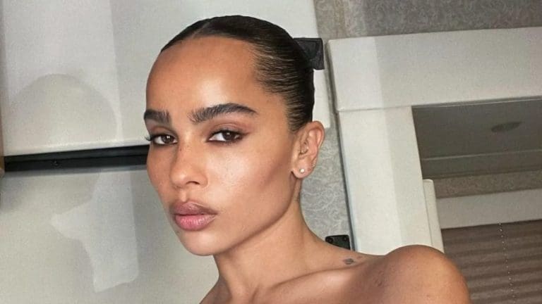 Zoë Kravitz Is the Definition of Smoldering on The Batman Tour