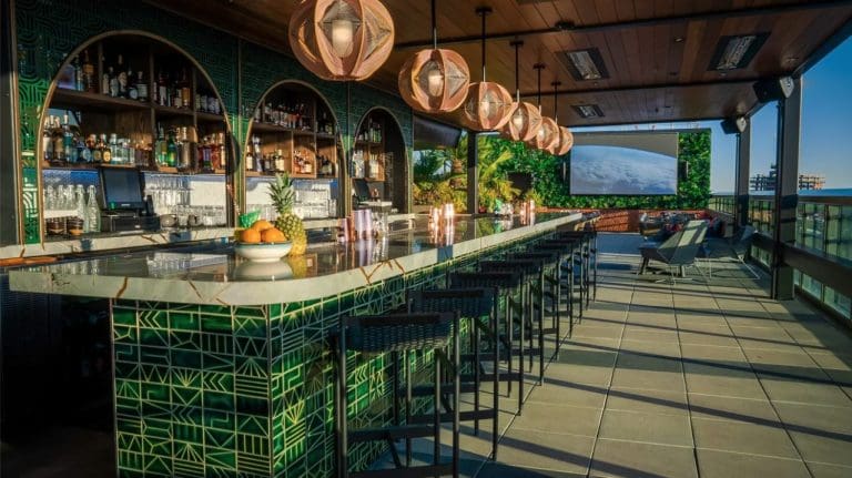 A Rooftop Nikkei Oasis Touches Down in SoMa With Tropical Cocktails and Skyline View