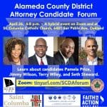 Alameda County District Attorney Candidate Forum