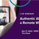 Webinar Authentic Allyship in a Remote Workplace