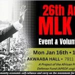 Uhuru MLK Day Event & Volunteer Project