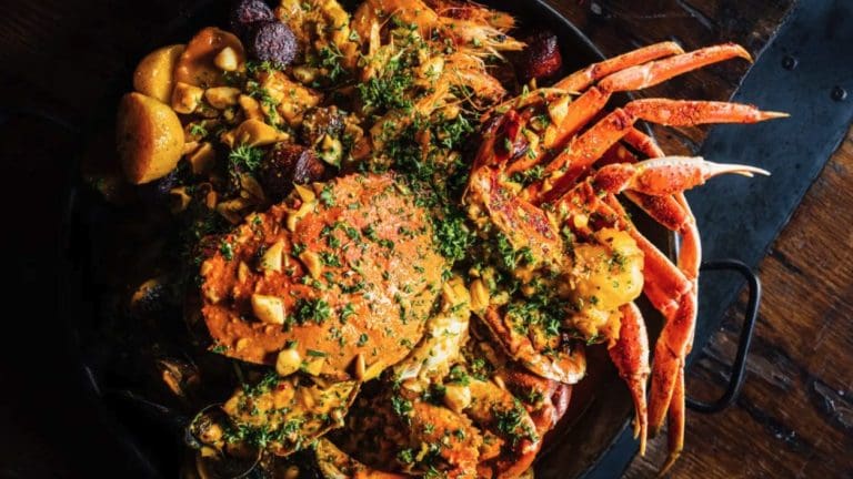 This Dungeness crab boil is brimming with big flavor