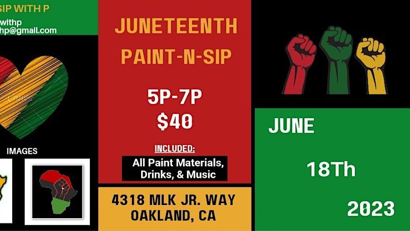 Celebrate Juneteenth With A Paint-N-Sip