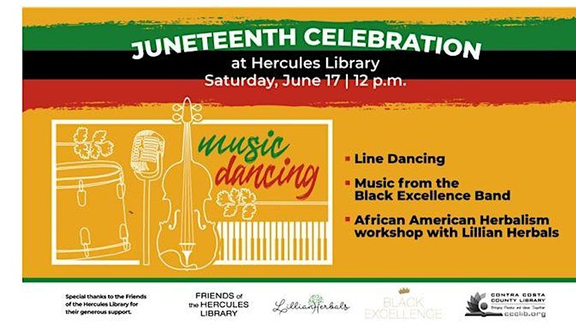 Juneteenth Celebration at Hercules Library