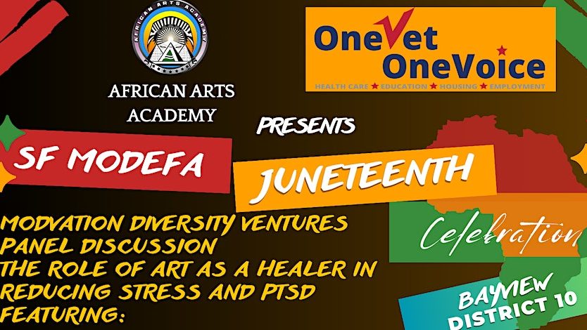 Juneteenth Celebration with OneVet OneVoice and African Art Academy