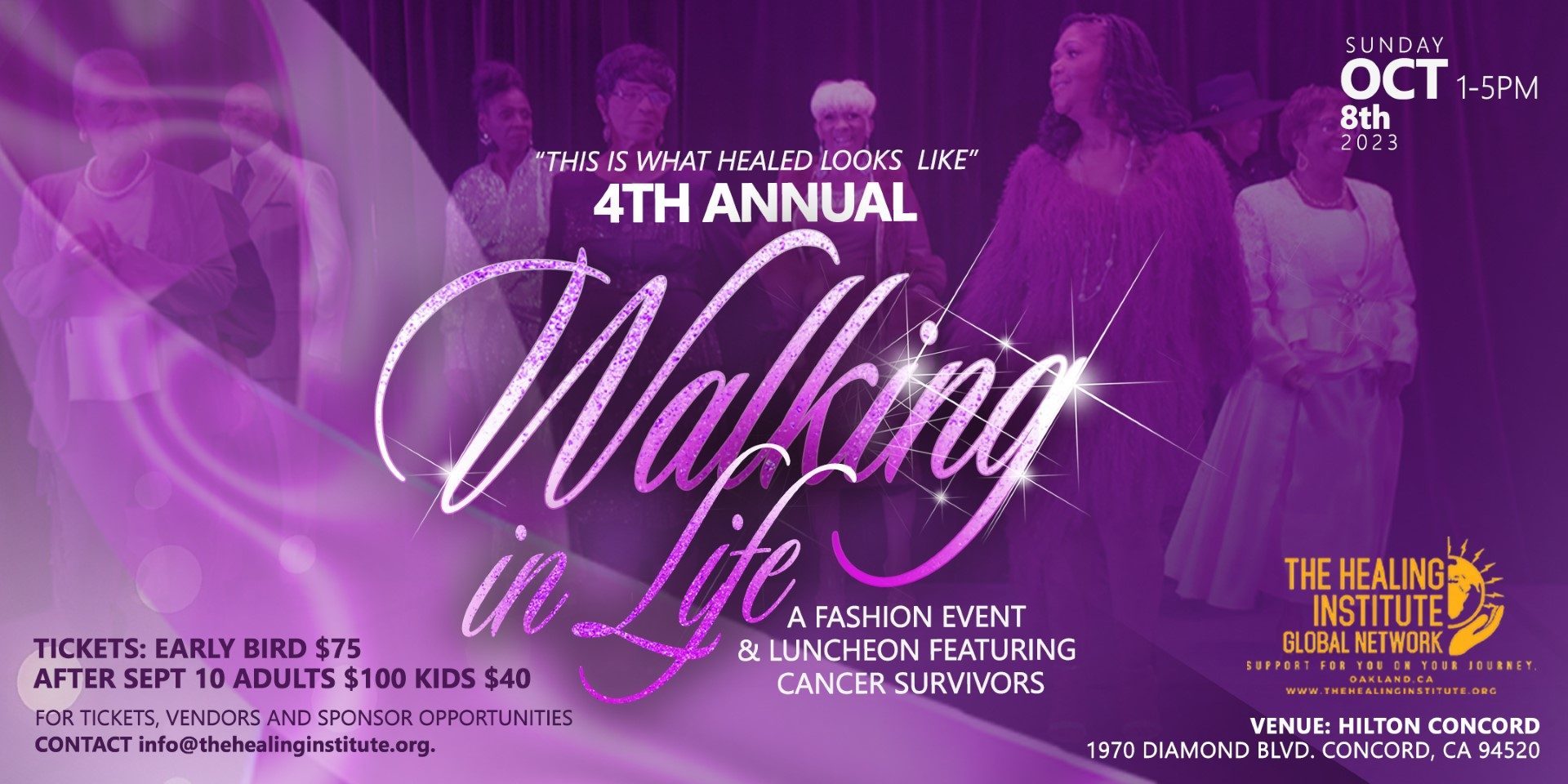 Walking in Life Fashion Event & Luncheon featuring Cancer Survivors!