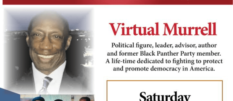 Press Release | Barbara Lee and Elihi Harris Lecture Series Presents Black Panther Party Member, Activist and Author Virtual Murrell
