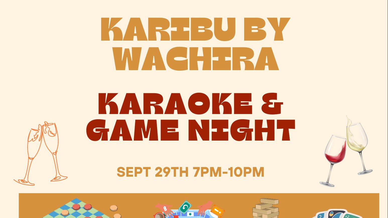 Game on & Sing along: Game & Karaoke Night at Karibu Lounge