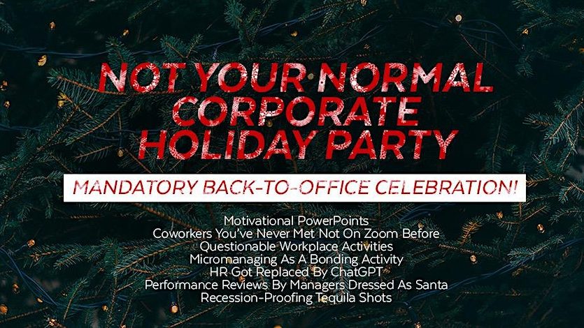 ZF x Inquiry Present: 3rd Annual Not Your Normal Corporate Holiday Party