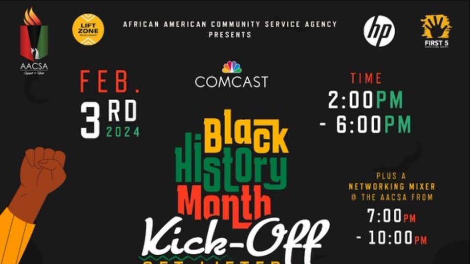 AACSA Presents: Annual Black History Month Kick-Off