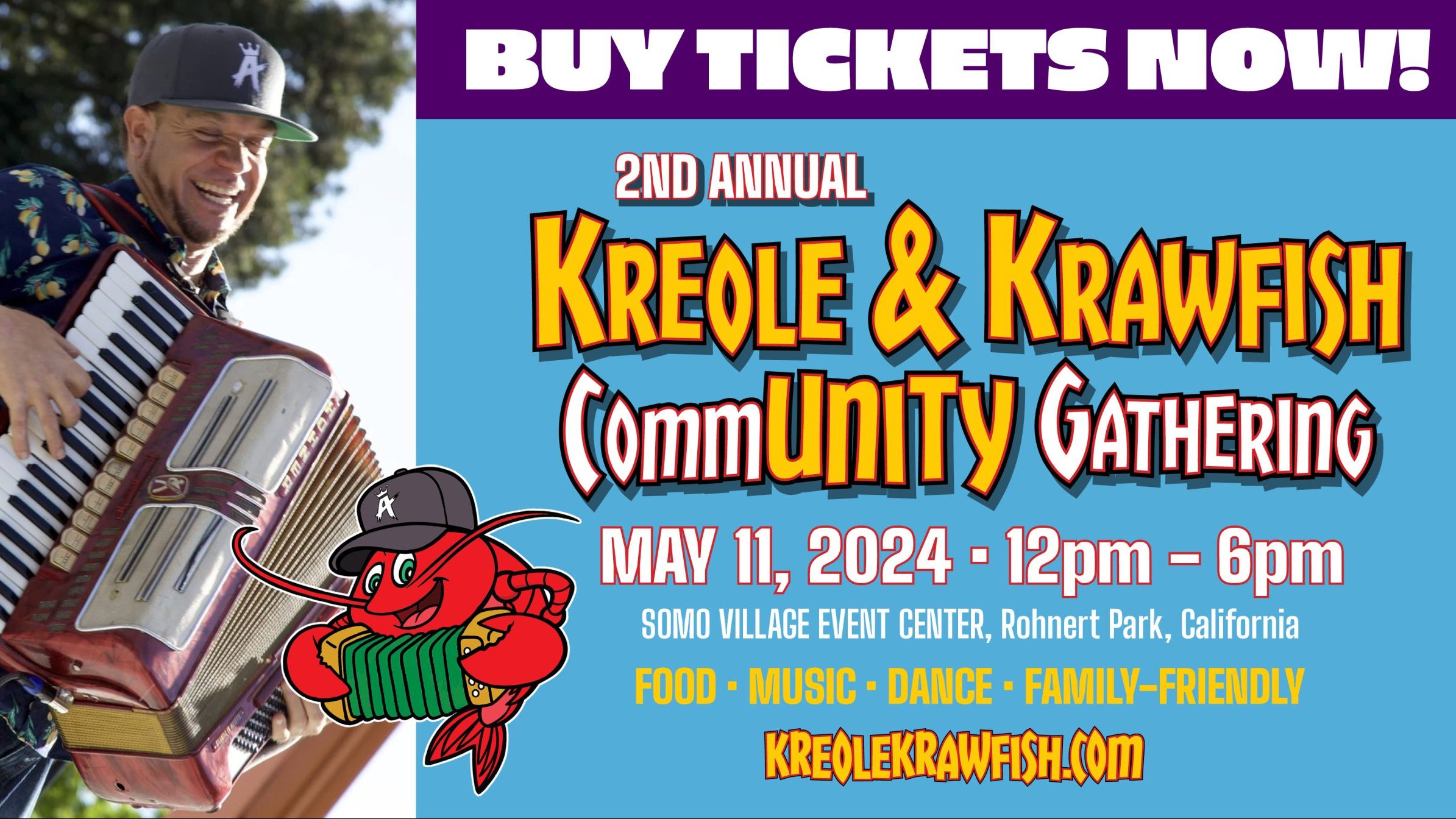 2nd Annual Kreole & Krawfish CommUNITY Gathering