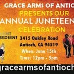 JUNETEENTH FREEDOM DAY GRACE ARMS OF ANTIOCH – FREE EVENT