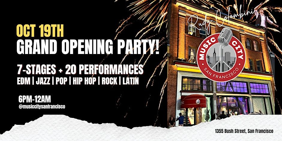 Join Us for the Music City SF Grand Opening Party!