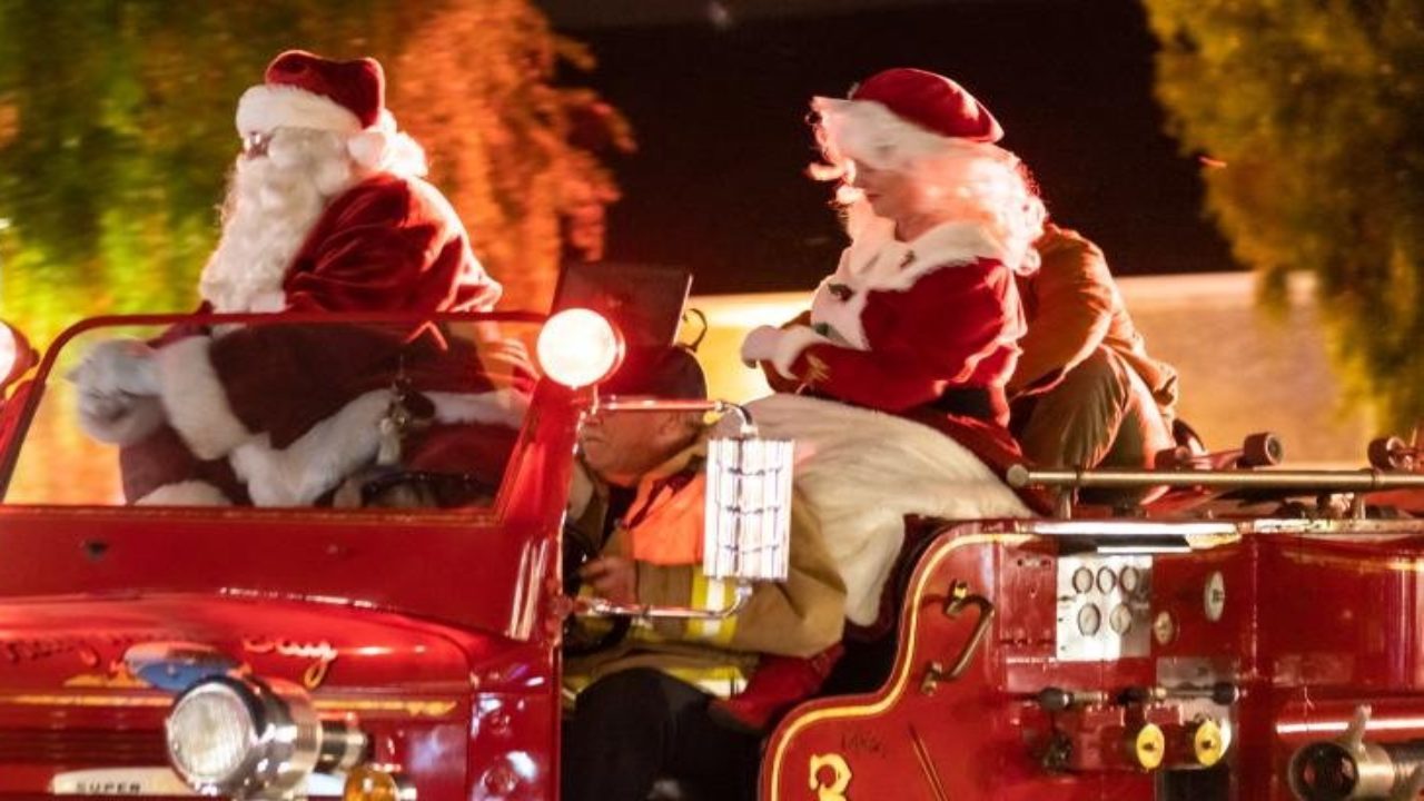 Lighted Parade with Santa Claus