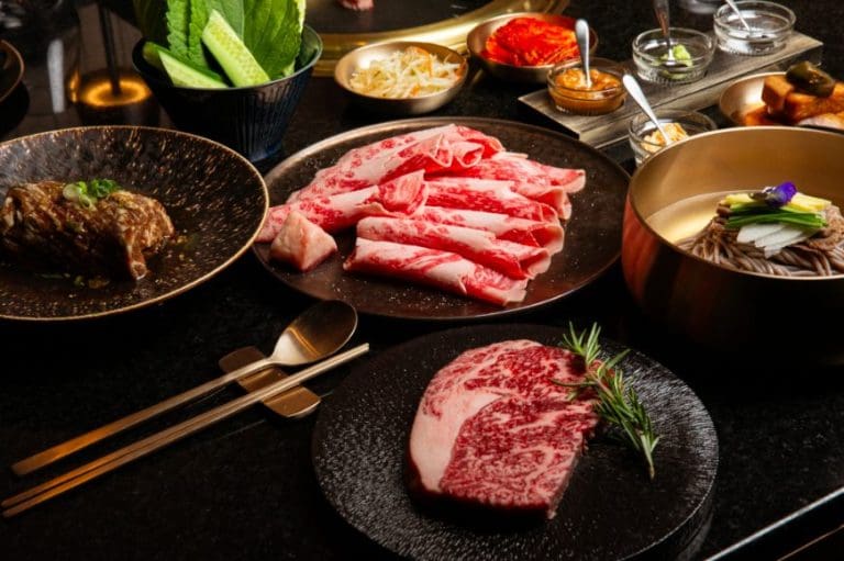 A new Korean BBQ palace brings Vegas clubstaurant vibes to Union Square