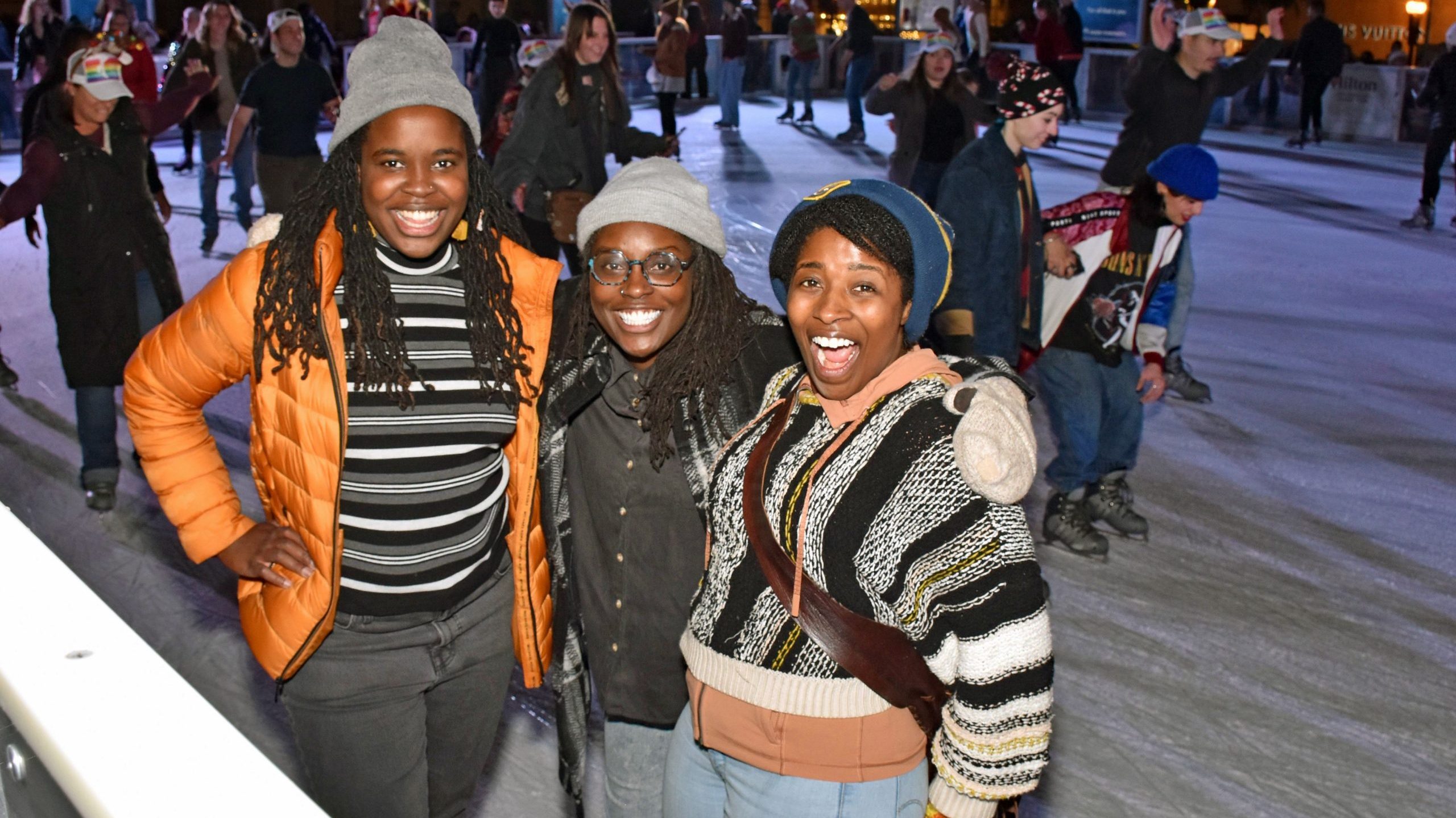 The Safeway Holiday Ice Rink in Union Square