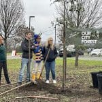 MLK Day of Service Planting with Our City Forest