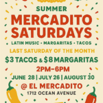 Mercadito Saturdays – DJs | $8 Margaritas | $3 Tacos