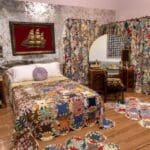 Installation view: Routed West: Twentieth-Century African American Quilts in California, Berkeley Art Museum and Pacific Film Archive, June 8–November 30, 2025. Photo by Daria Lugina.