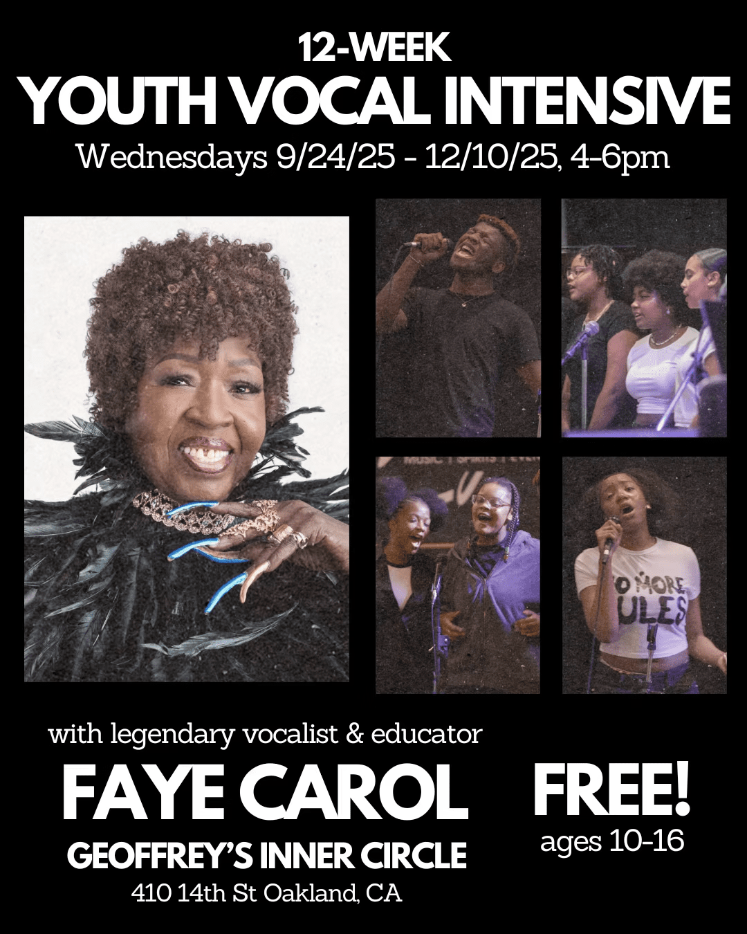 12-Week Youth Vocal Intensive