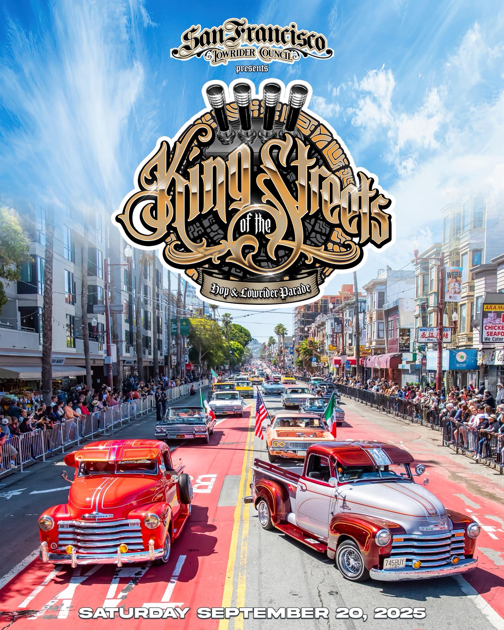 SF’s “King of the Streets” 2025: Lowrider Parade & Car Show