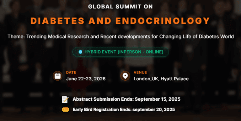 Virtual | Global Summit on Diabetes and Endocrinology 2026