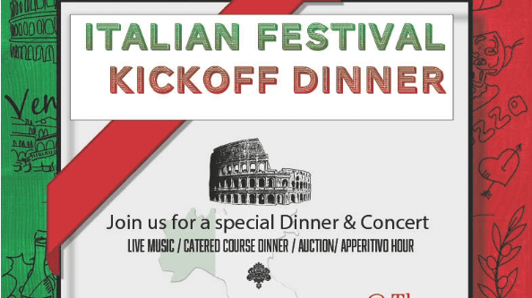 Italian Festival Kickoff Dinner & Concert