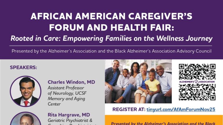 African American Caregivers Forum and Health Fair