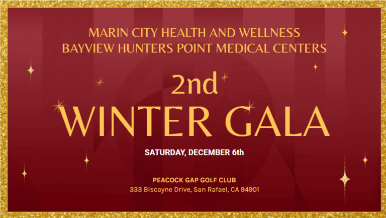 Marin City Health and Wellness Centers’ 2nd Winter Gala