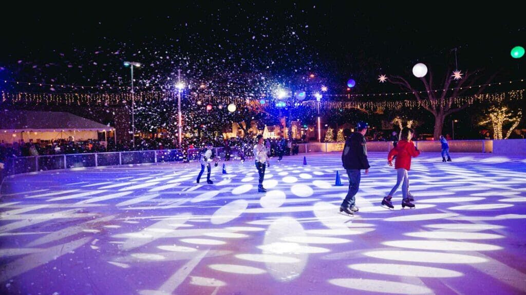 Safeway Holiday Ice Rink in Union Square