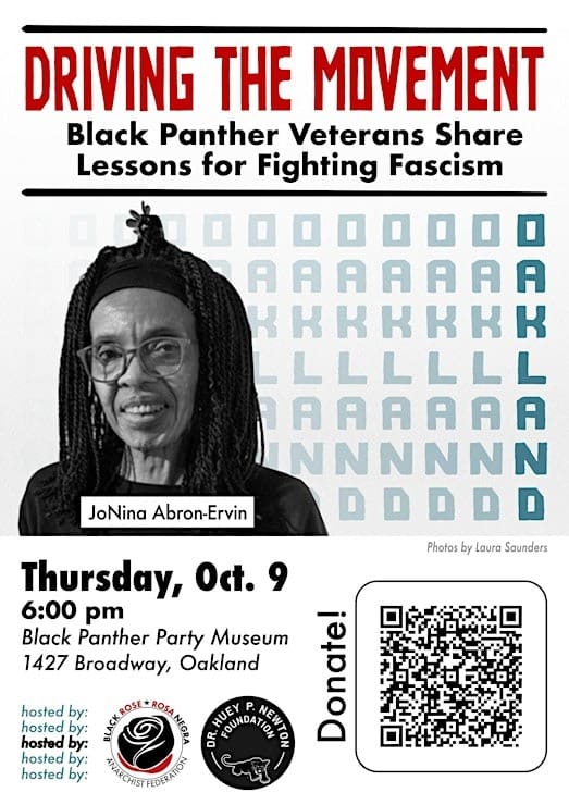 Driving the Movement II: Black Panther Veteran JoNina Abron-Ervin Speaks