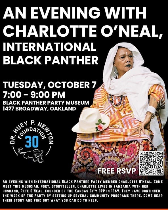 An Evening with Charlotte O'Neal, International Black Panther