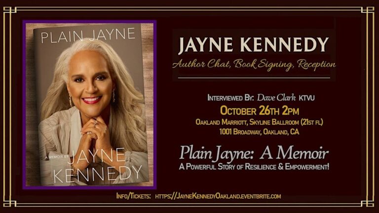 Jayne Kennedy: Author Chat, Book Signing and Reception