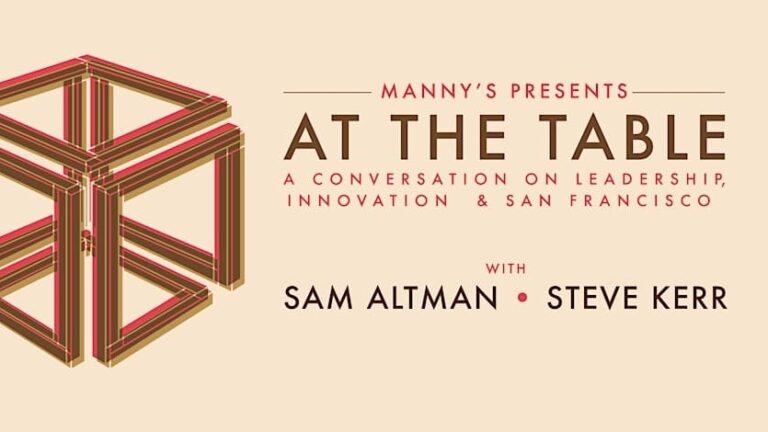 At the Table with Sam Altman and Steve Kerr
