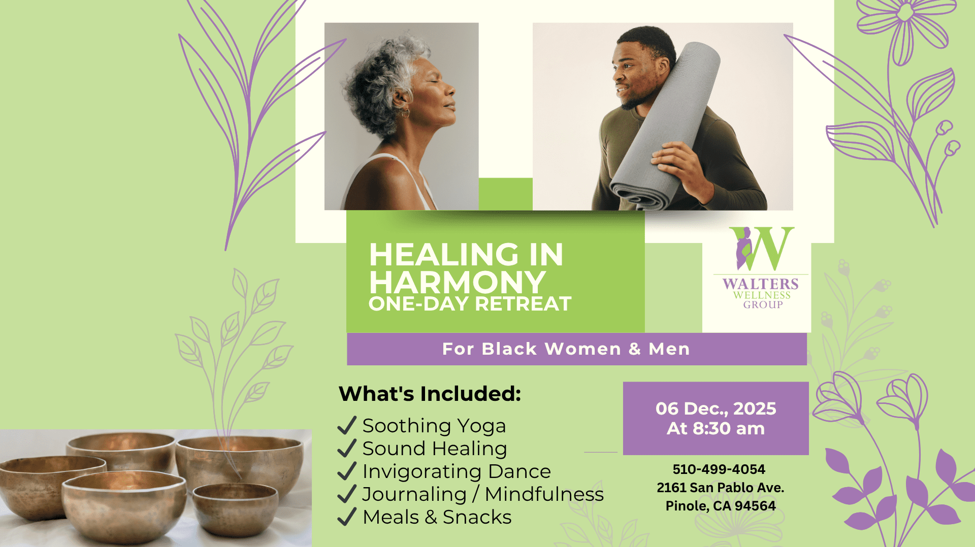 Healing in Harmony: A One-Day Restorative Retreat