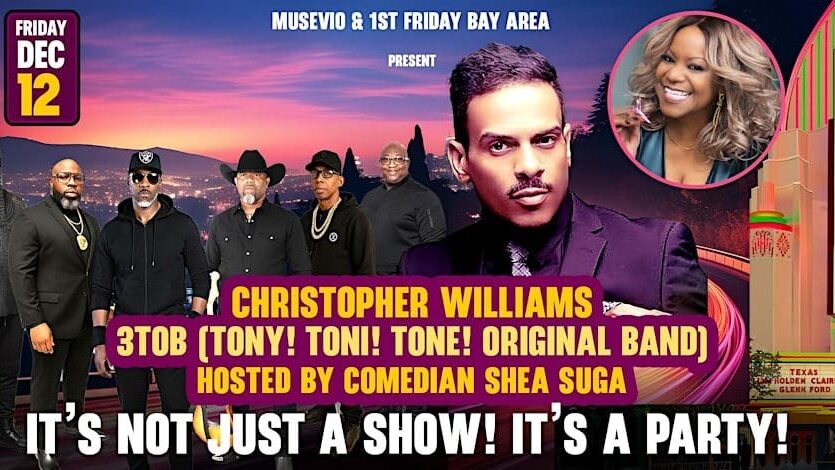 Music, Comedy & Cocktails w/Christopher Williams, 3TOB & Shea Suga!