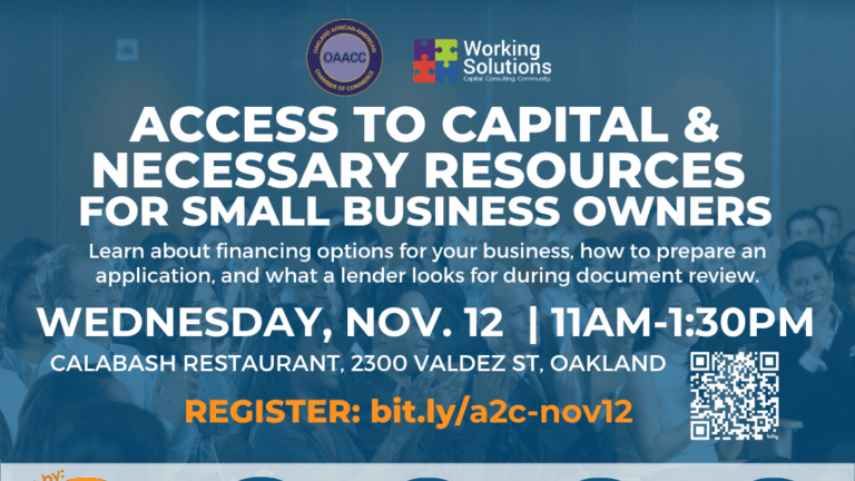 Access to Capital & Necessary Resources for Small Business Owners