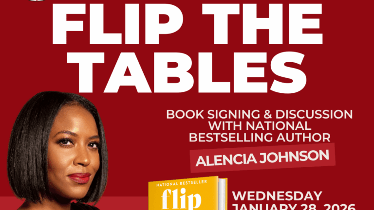 Flip The Tables: Book Signing and Discussion with Alencia Johnson