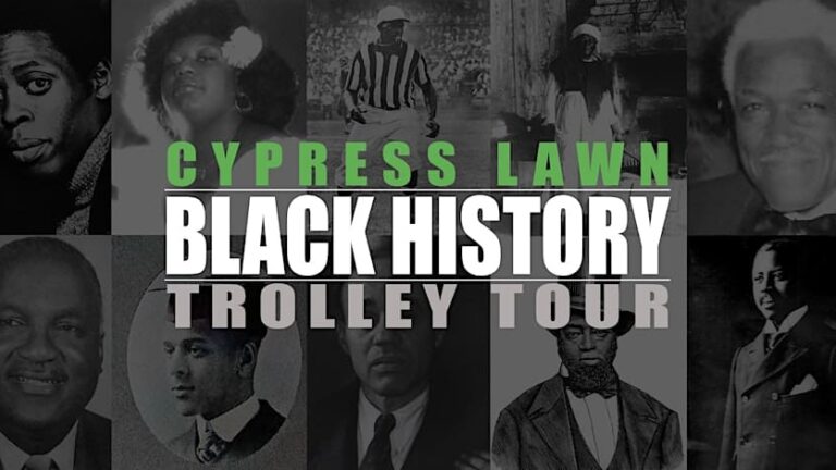 Cypress Lawn Black History Month Trolley Tour