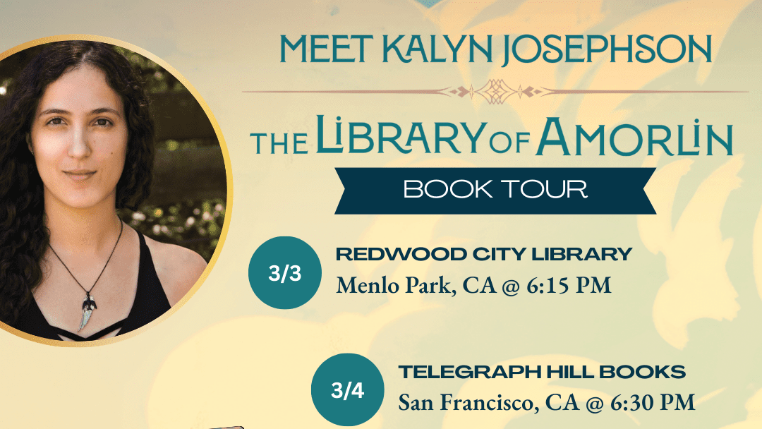 Book Launch: THE LIBRARY of AMORLIN by NYT-Bestseller, Kalyn Josephson