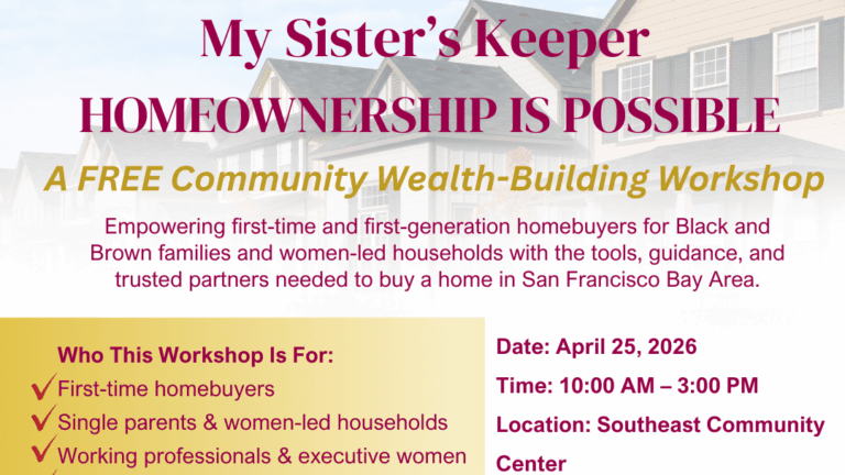 My Sister’s Keeper Homebuyer Wealth Building Workshop
