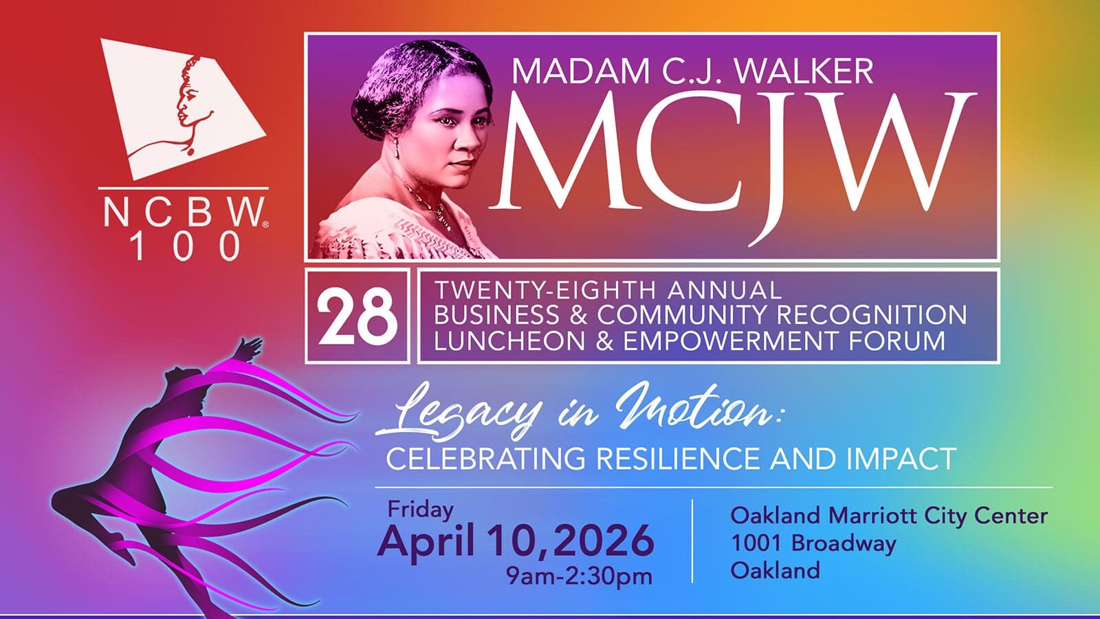28th Annual Madam C.J. Walker Business & Community Recognition Luncheon and Empowerment Forum