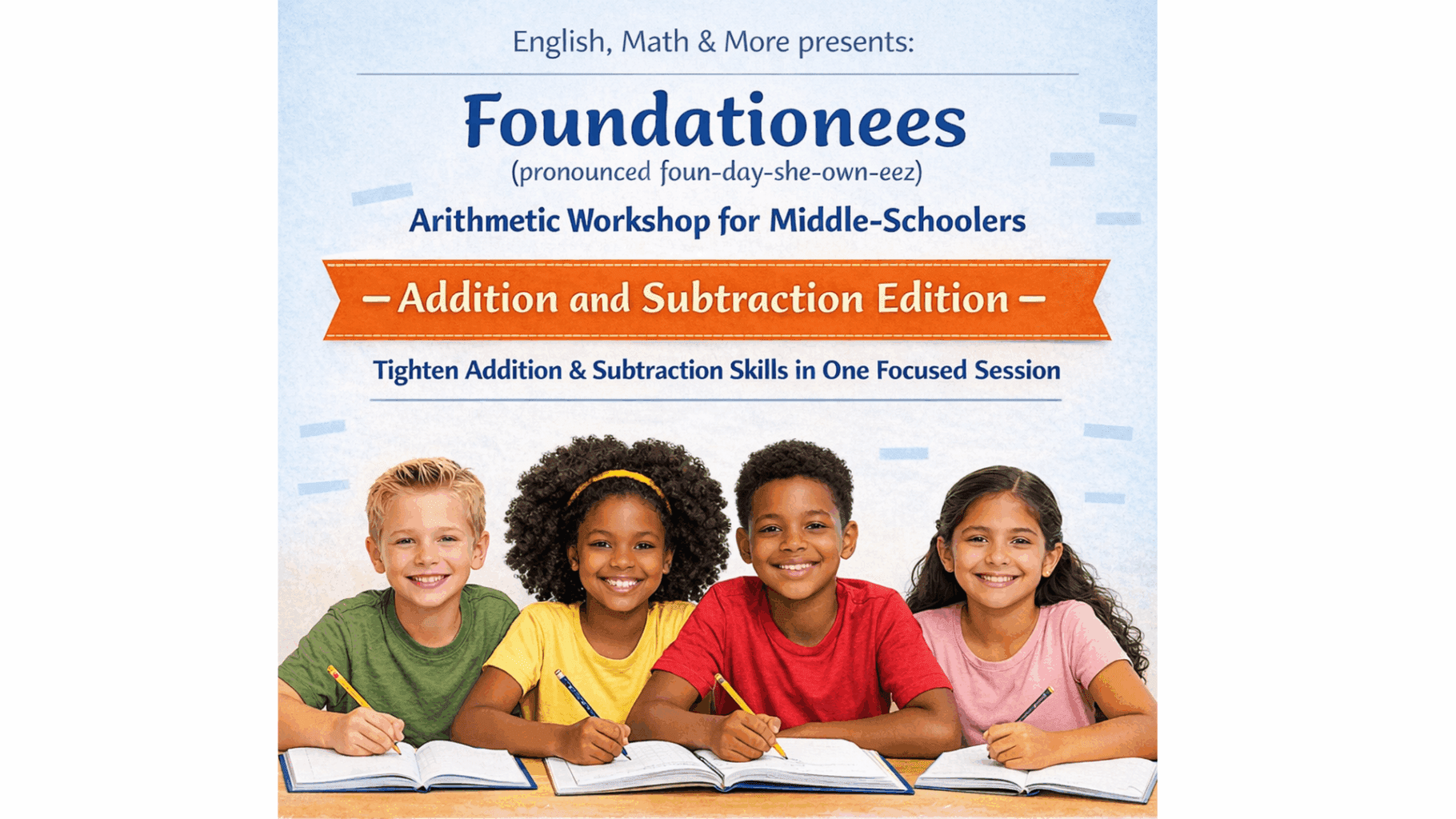 Middle School Math Workshop: Strengthen Addition & Subtraction Skills