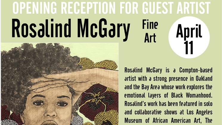 Opening Reception for Guest Artist Rosalind Mcgary