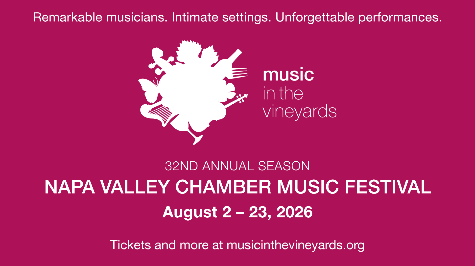 Music in the Vineyards | Napa Valley Chamber Music Festival