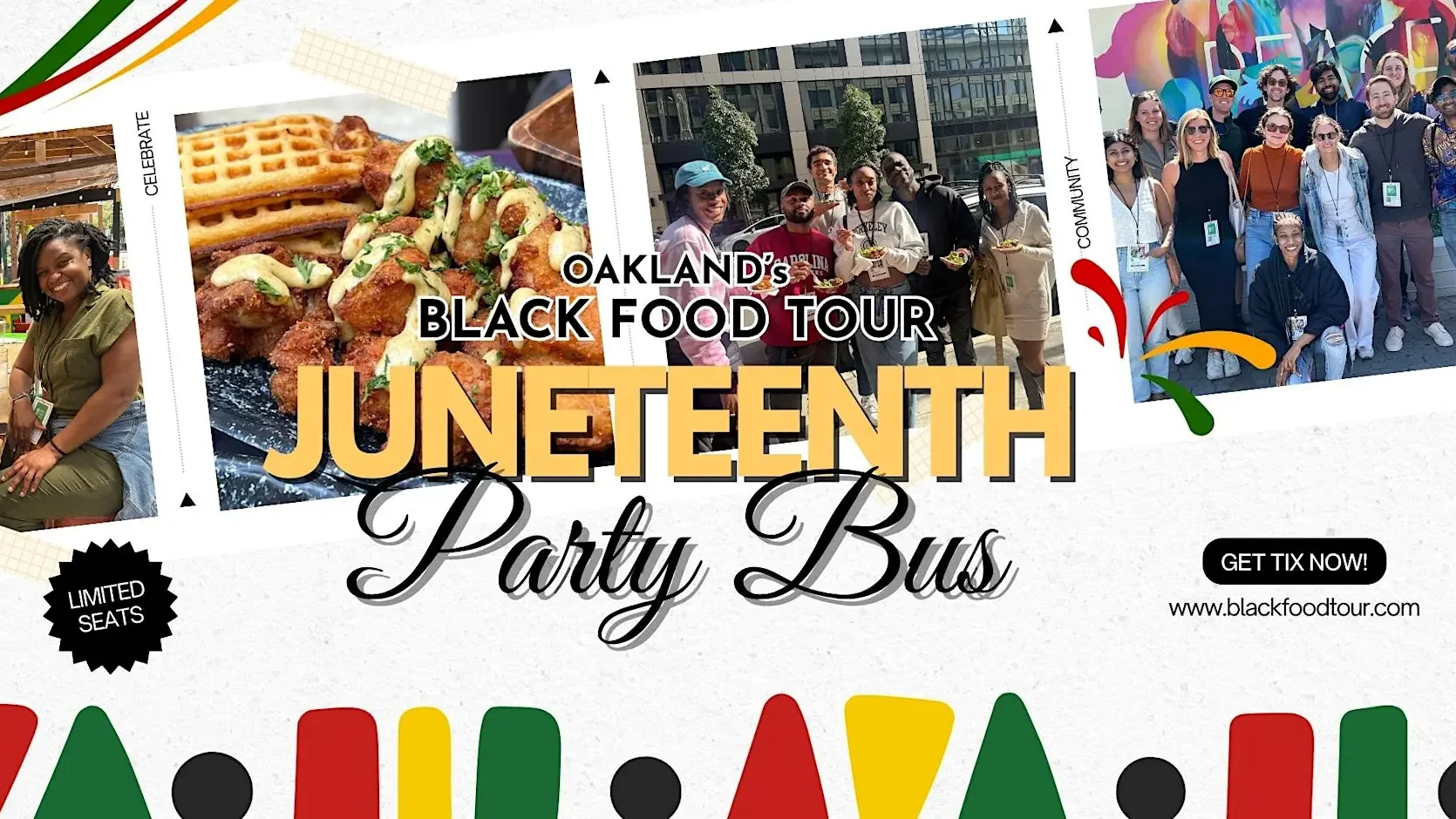 Black Food Tour - Juneteenth Party Bus Edition !! (Oakland)